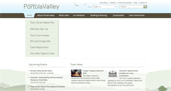 Desktop Screenshot of ci.portolavalley.net